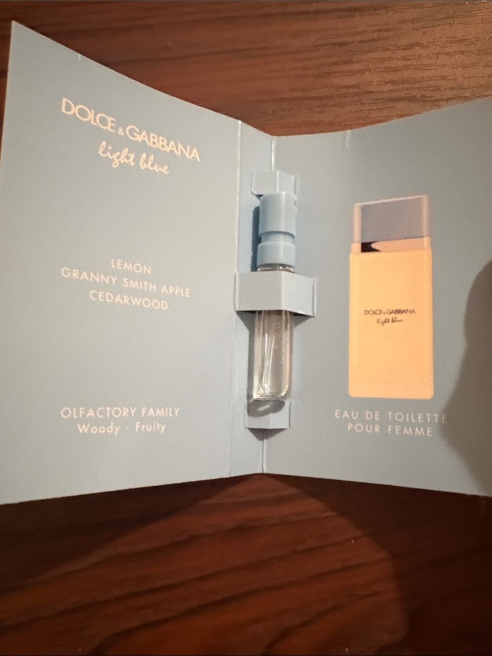 Fragrance sample - not makeup